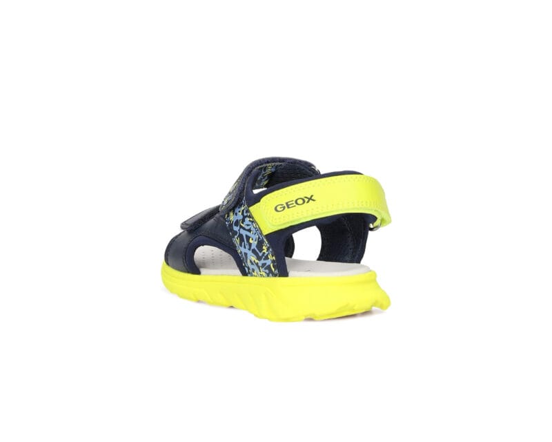 Geox Ανατομικό Αθλητικό Πέδιλο Για Αγόρι Μπλέ/Lime - Image 3