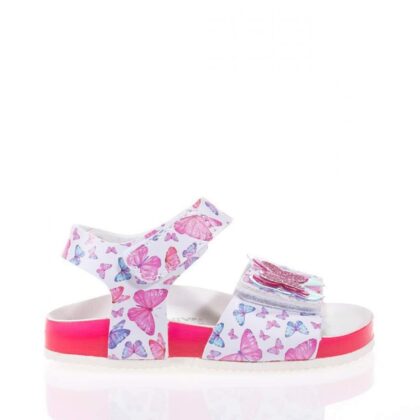 Lelli Kelly Ανατομικό Πέδιλο Σκαφάκι Για Κορίτσι Φούξια Με Πεταλούδες