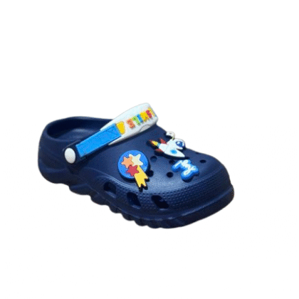 Calx Σαμπό Clogs Μπεμπέ Με Αποσπώμενα Διακοσμητικά Για Αγόρι Μπλέ