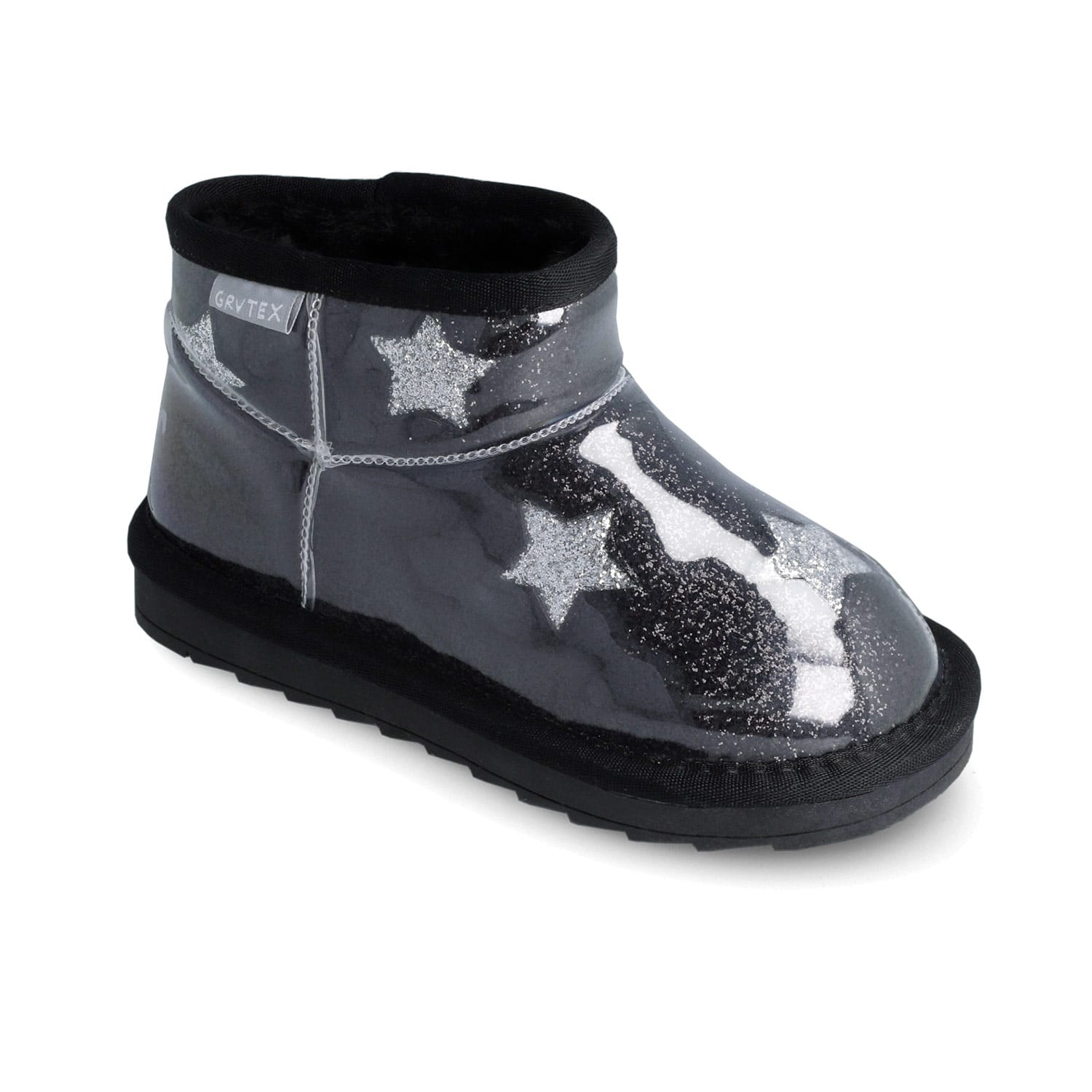 Garvalin Ανατομικό Αδιάβροχο Μποτάκι Για Κορίτσι Μαύρο Με Αστέρια - Image 3