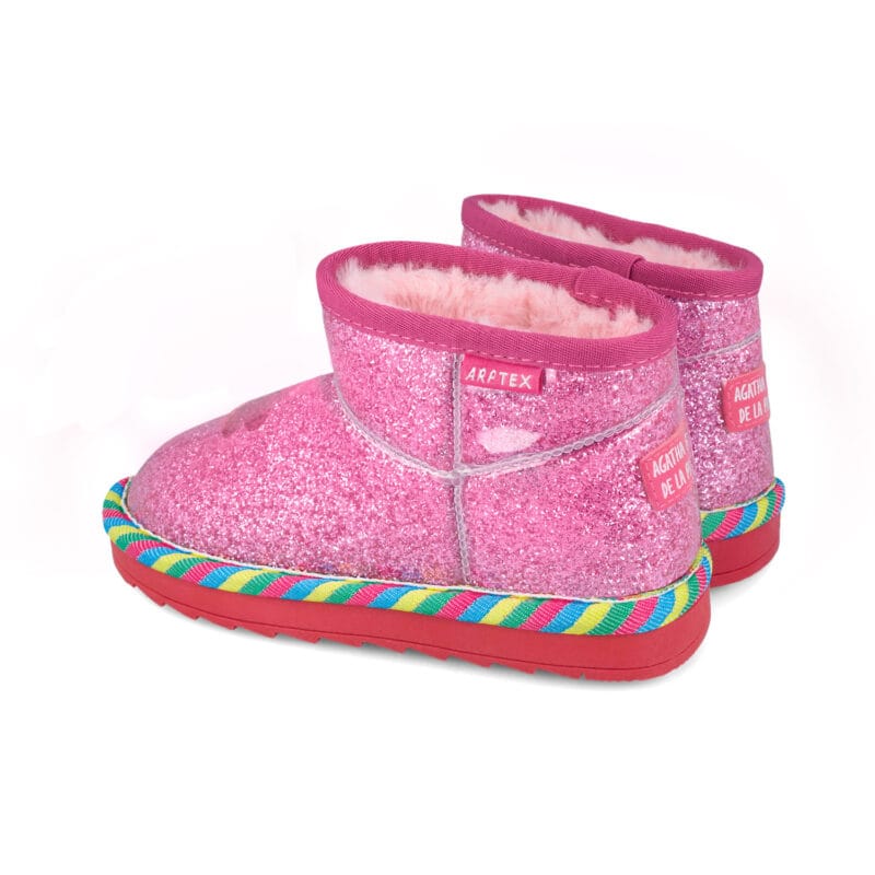 Agatha Ruiz De La Prada Ανατομικό Αδιάβροχο Μποτάκι Για Κορίτσι Ρόζ Με Καρδούλα - Image 5