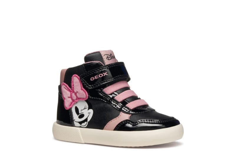 Geox Ανατομικό Μποτακι Για Κορίτσι Minnie Mouse Μαύρο - Image 2