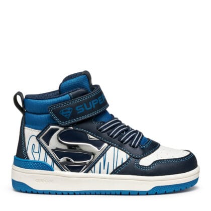 Geox Ανατομικό Μποτακι Για Αγόρι Superman Μπλέ/Μαύρο