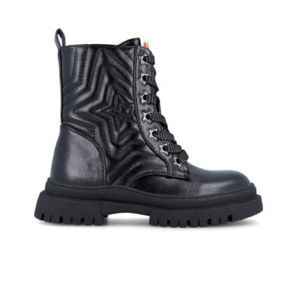 Garvalin Ανατομικό Μποτάκι Για Κορίτσι Μάυρο Με Αστέρι