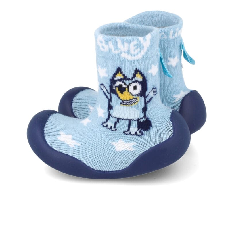 Garvalin Ανατομικό Βρεφικό Παπουτσάκι Bluey Unisex Μπλέ - Image 4