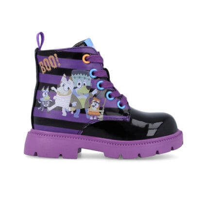 Garvalin Ανατομικό Μποτάκι Για Κορίτσι Bluey Μαύρο/Μώβ