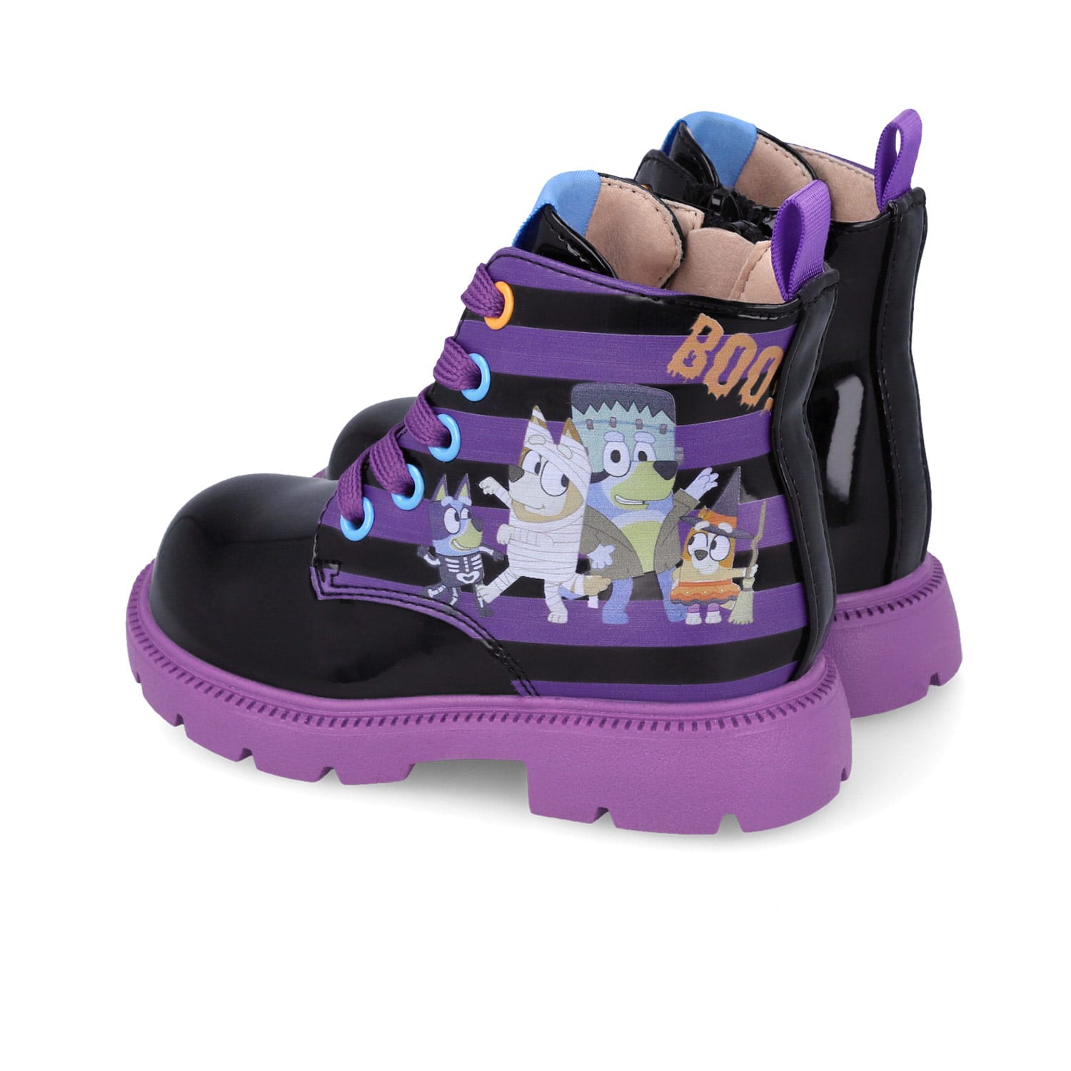 Garvalin Ανατομικό Μποτάκι Για Κορίτσι Bluey Μαύρο/Μώβ - Image 6