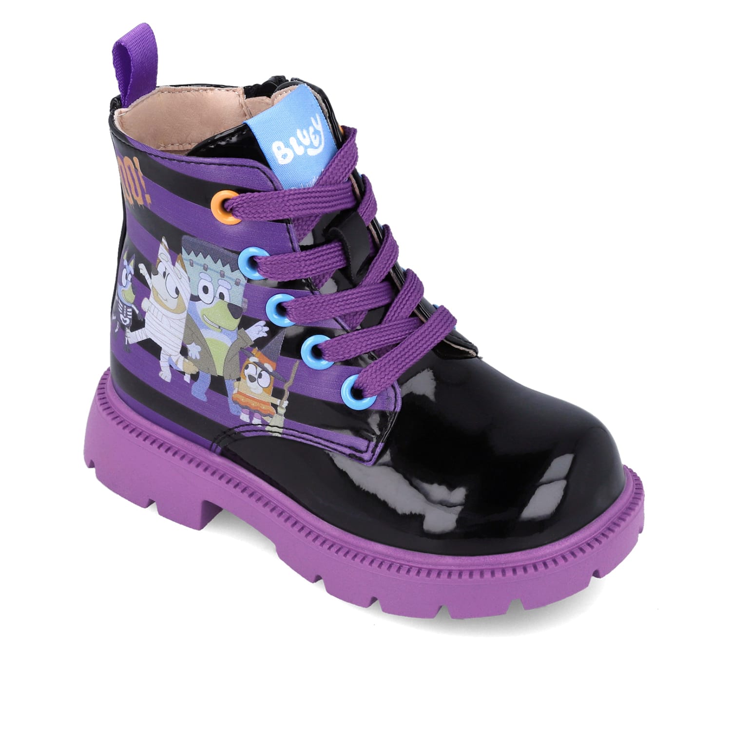 Garvalin Ανατομικό Μποτάκι Για Κορίτσι Bluey Μαύρο/Μώβ - Image 2