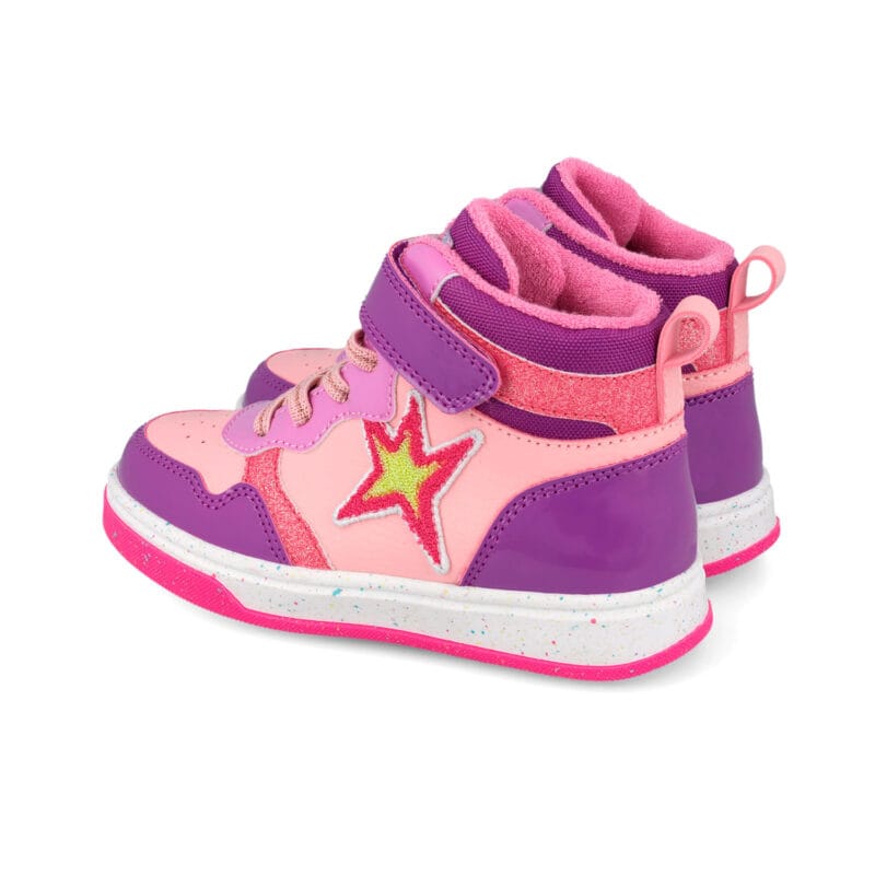 Agatha Ruiz De La Prada Ανατομικό Μποτάκι Για Κορίτσι Μώβ/Ρόζ Με Αστέρι - Image 5