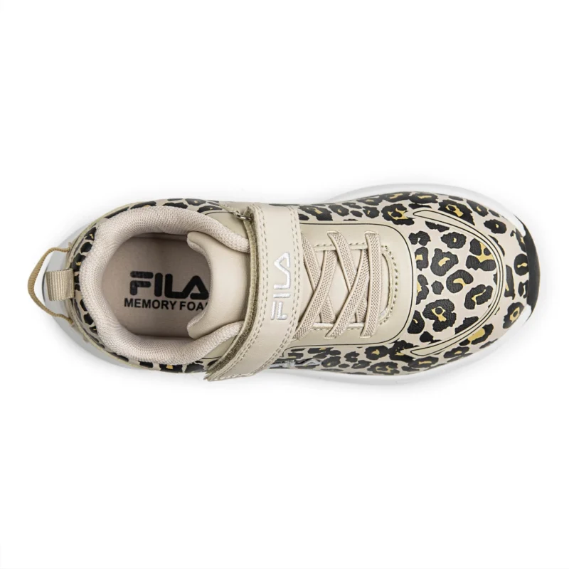 Fila Ανατομικό Αθλητικό Για Κορίτσι Μπέζ Leopard Sugarbush 5 - Image 4
