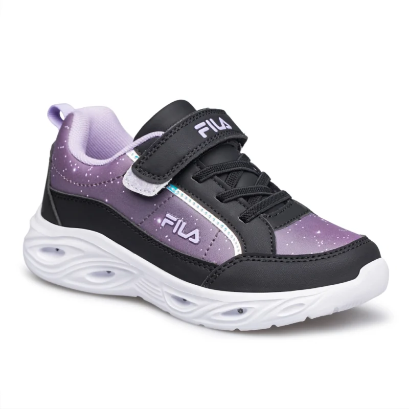 Fila Ανατομικό Αθλητικό Για Κορίτσι Μαύρο/Μώβ Με Φωτάκια Nanobionic Flash Gordon 6 V - Image 2