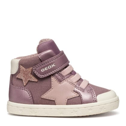 Geox Ανατομικό Μποτακι Για Κορίτσι Ρόζ Με Αστεράκια