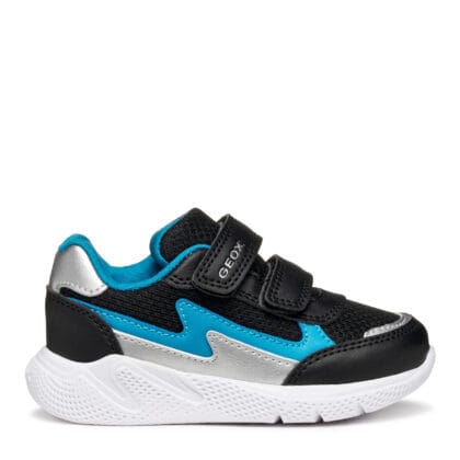 Geox Ανατομικό Αθλητικό Για Αγόρι Μαύρο Μπλέ