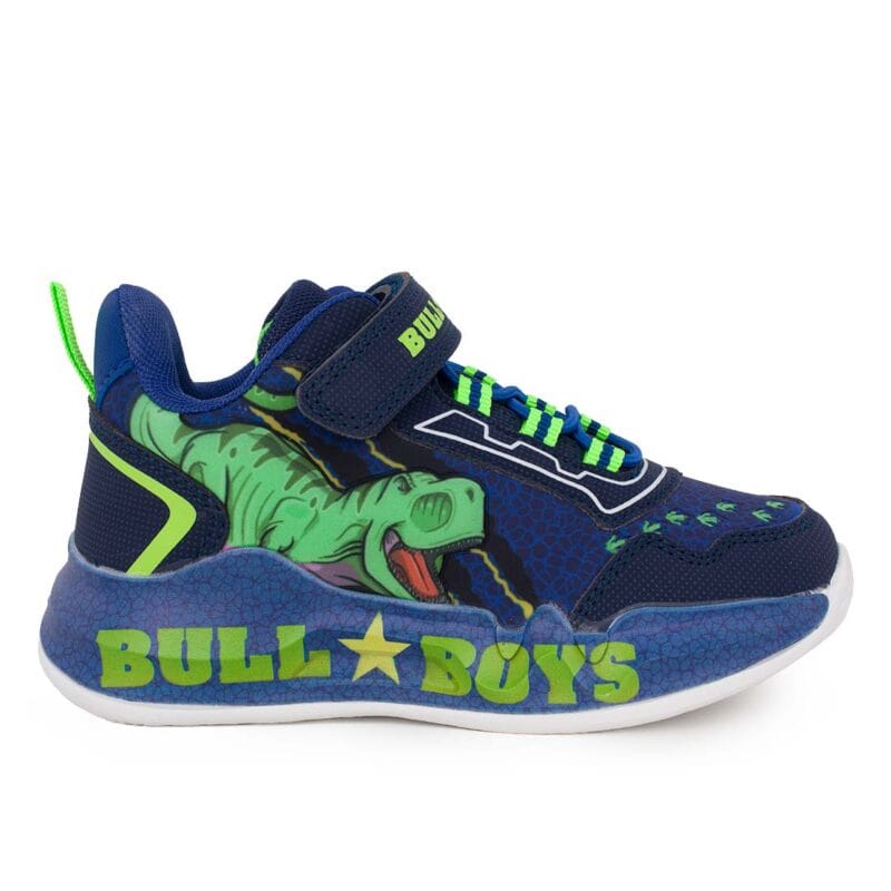 Bull Boys Ανατομικό Αθλητικο Για Αγόρι Μπλέ Με Φωτάκια