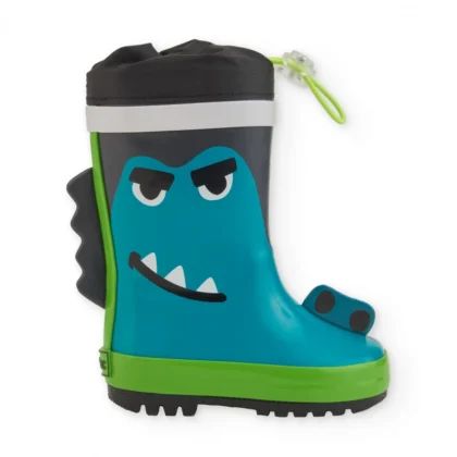 Tuc Tuc Παιδικές Γαλότσες Για Αγόρι Μπλέ Με Τερατάκι