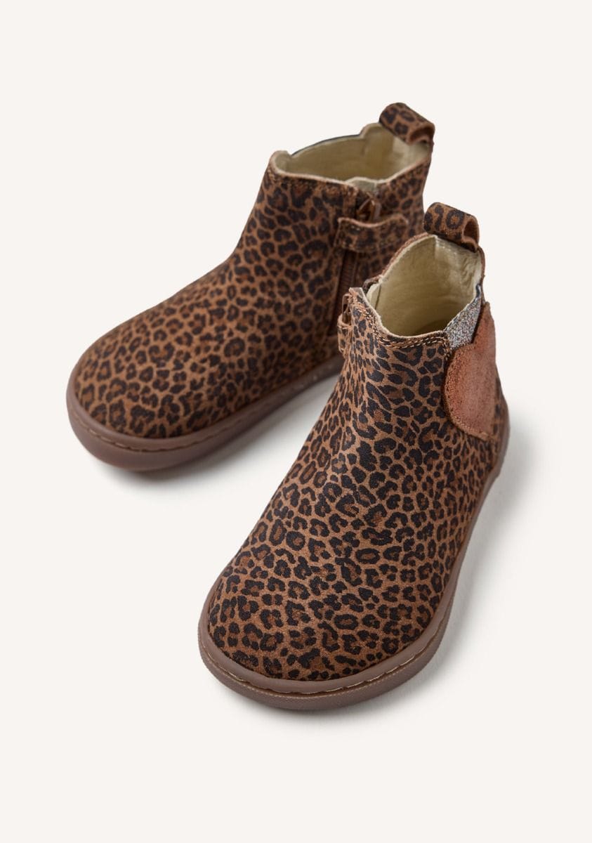 Gioseppo Δερμάτινο Ανατομικό Μποτάκι Για Κορίτσι Leopard - Image 4