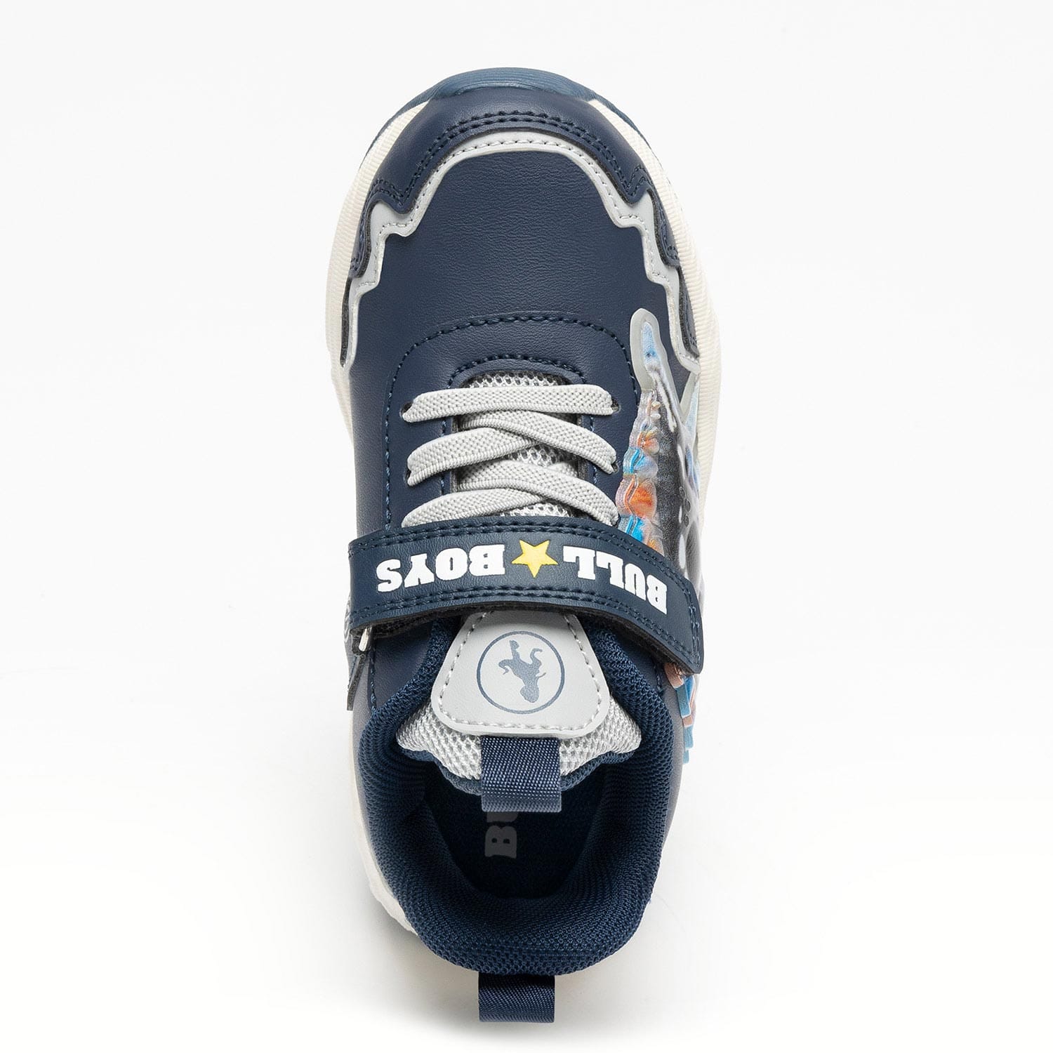 Bull Boys Ανατομικό Αθλητικό Για Αγόρι Μπλέ Με Δεινόσαυρο Και Φωτάκια - Image 4