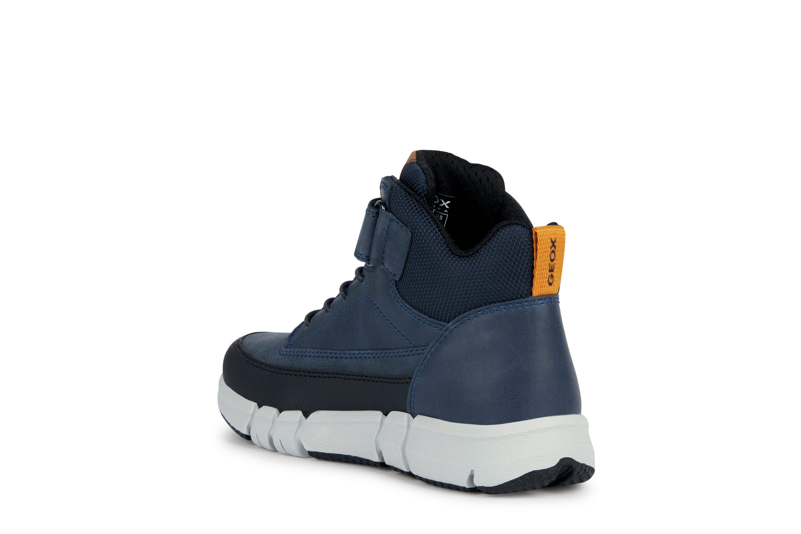 Geox Ανατομικό Δερμάτινο Μποτάκι Για Αγόρι Σκούρο Μπλέ - Image 4