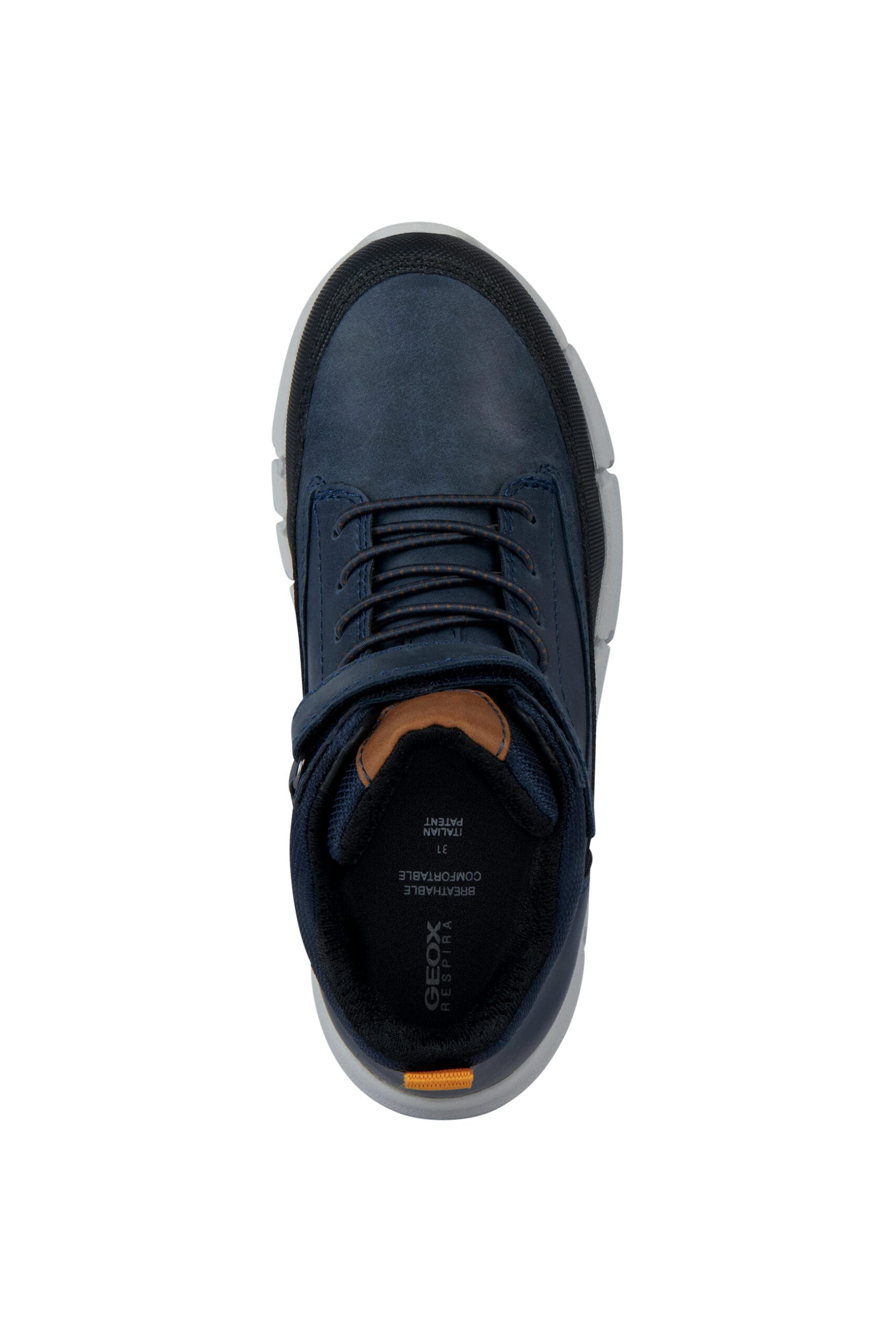 Geox Ανατομικό Δερμάτινο Μποτάκι Για Αγόρι Σκούρο Μπλέ - Image 5