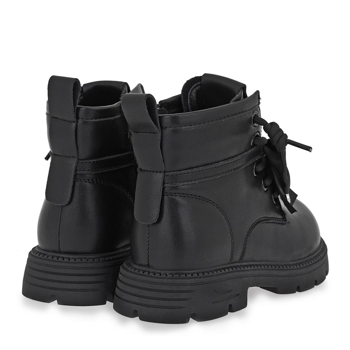 Exe Kids Ανατομικό Μποτάκι Για Κορίτσι Μαύρο Με Φιογκάκι - Image 4