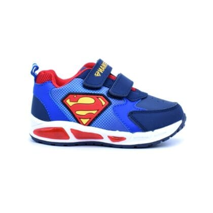 Disney Ανατομικό Αθλητικό Για Αγόρι Superman Μπλέ Με Φωτάκια