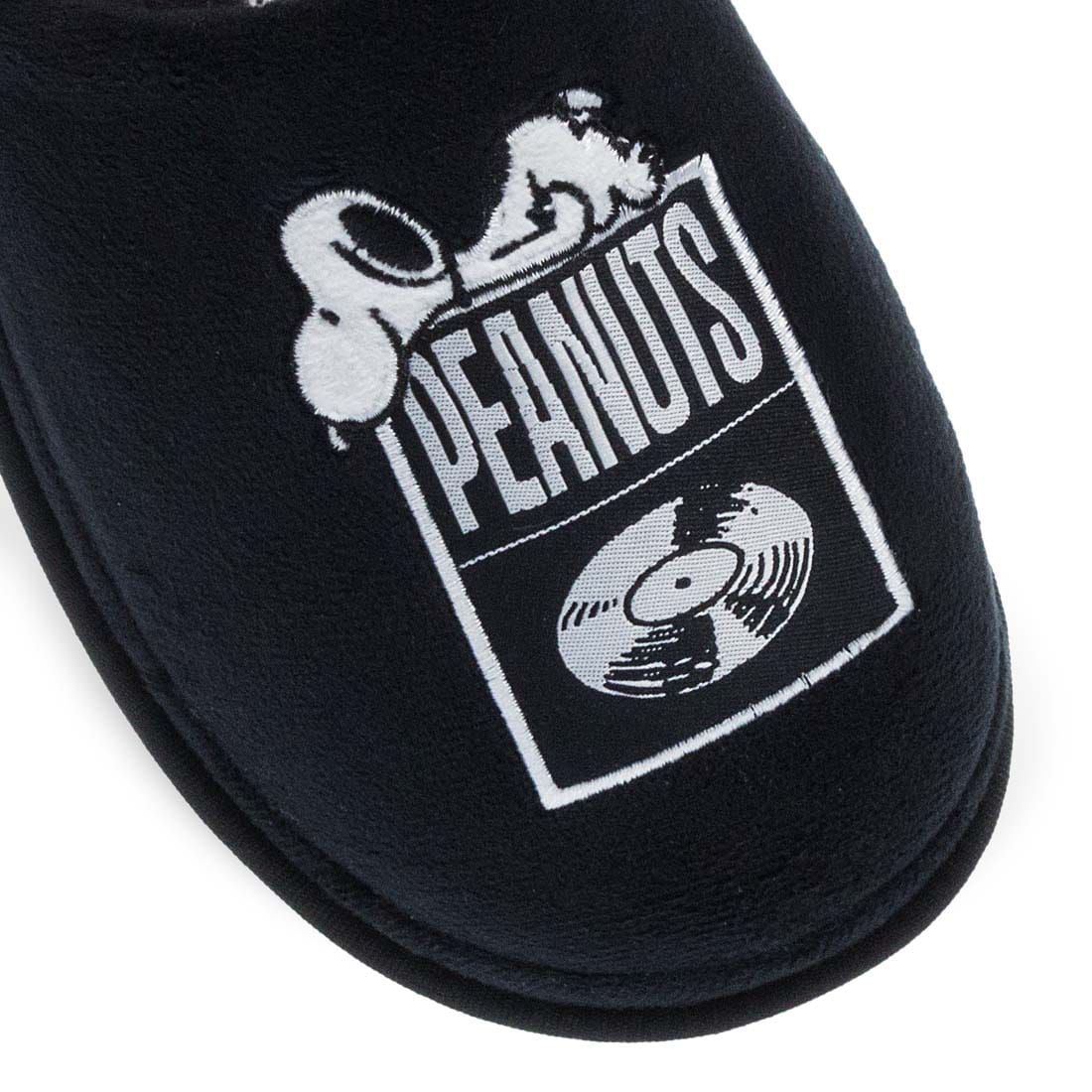 Parex Ανατομικές Ανδρικές/Εφηβικές Παντόφλές Για Αγόρι Peanuts Μαυρές - Image 4