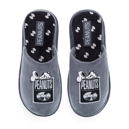 Parex Ανατομικές Ανδρικές/Εφηβικές Παντόφλές Για Αγόρι Peanuts Γκρί