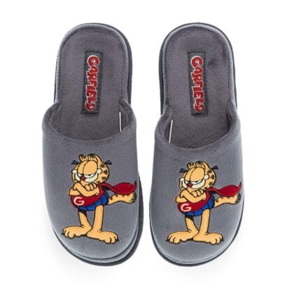 Parex Ανατομικές Εφηβικές Παντόφλές Για Αγόρι Garfield Γκρί