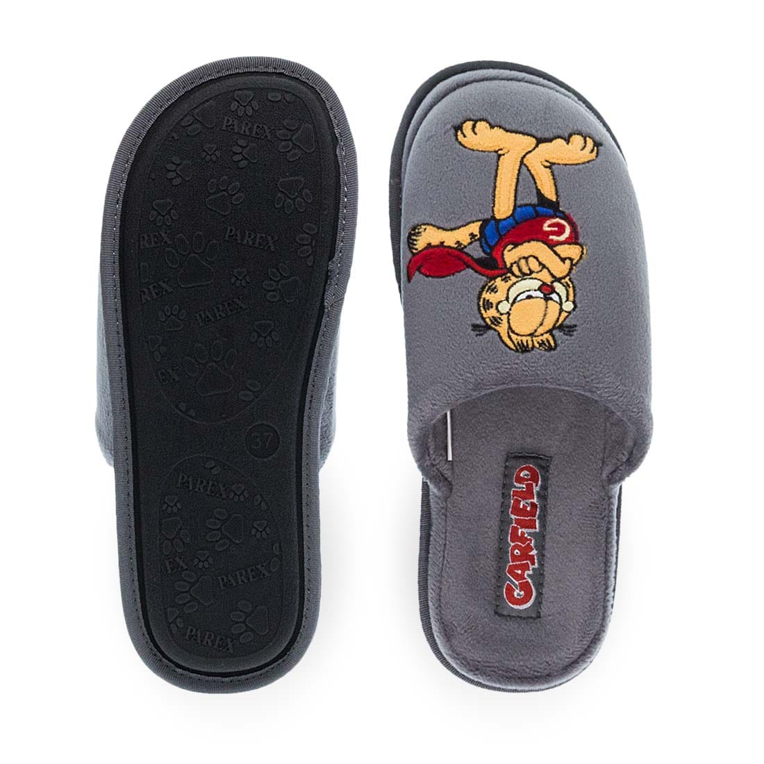Parex Ανατομικές Εφηβικές Παντόφλές Για Αγόρι Garfield Γκρί - Image 2