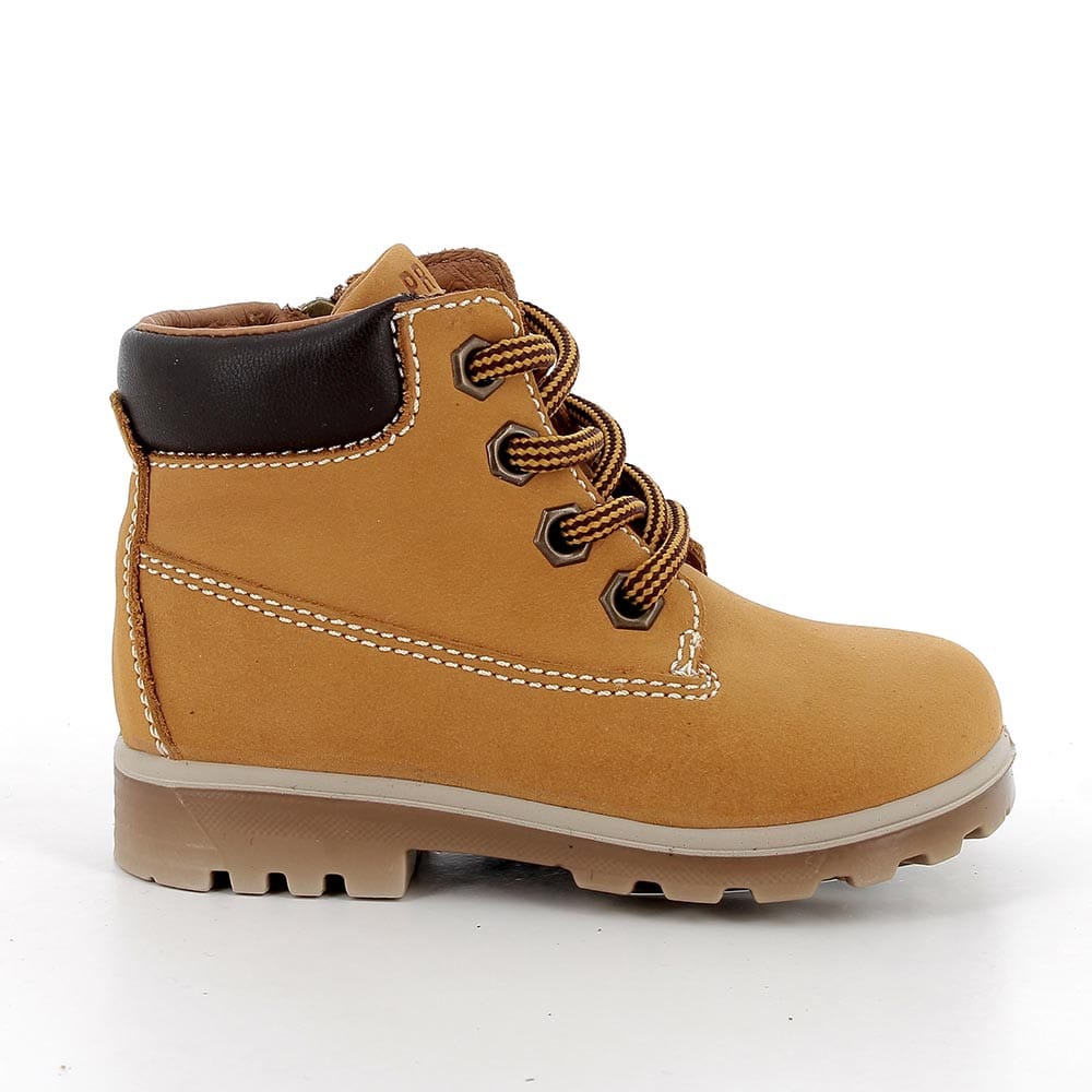 Primigi Ανατομικό Δερμάτινο Ορειβατικό Μποτάκι Για Αγόρι Ταμπά