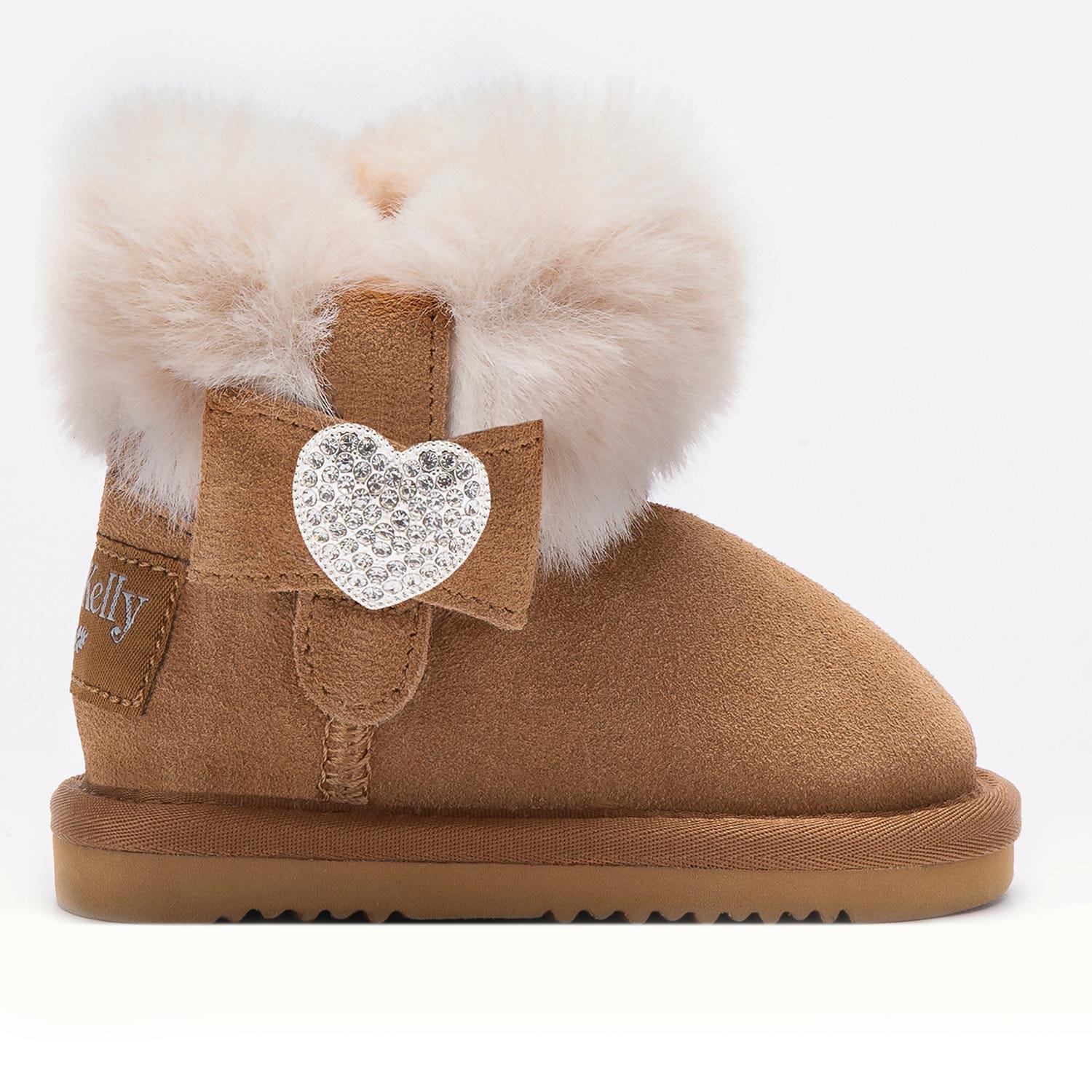 Lelli Kelli Ανατομικό Μποτάκι Γούνινο Με Καρδούλα Ταμπά