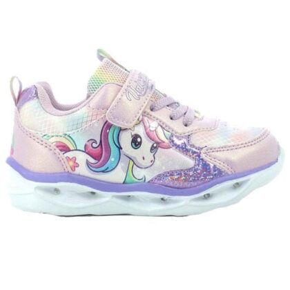 Disney Ανατομικό Αθλητικό Για Κορίτσι Unicorn Με Φωτάκια Μώβ