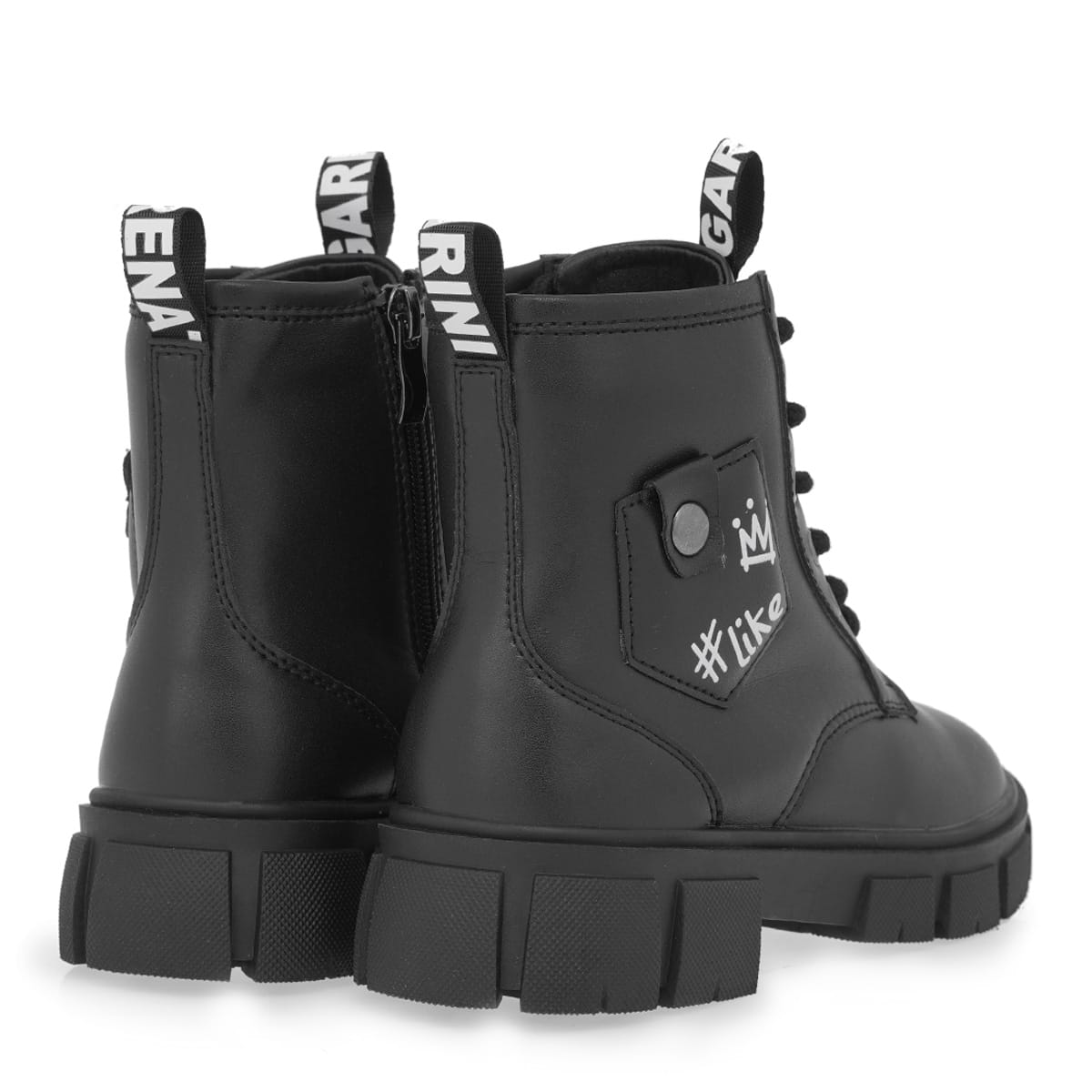 Renato Garini Ανατομικό Μποτάκι Για Κορίτσι Μαύρο Με Σχέδιο Like - Image 4
