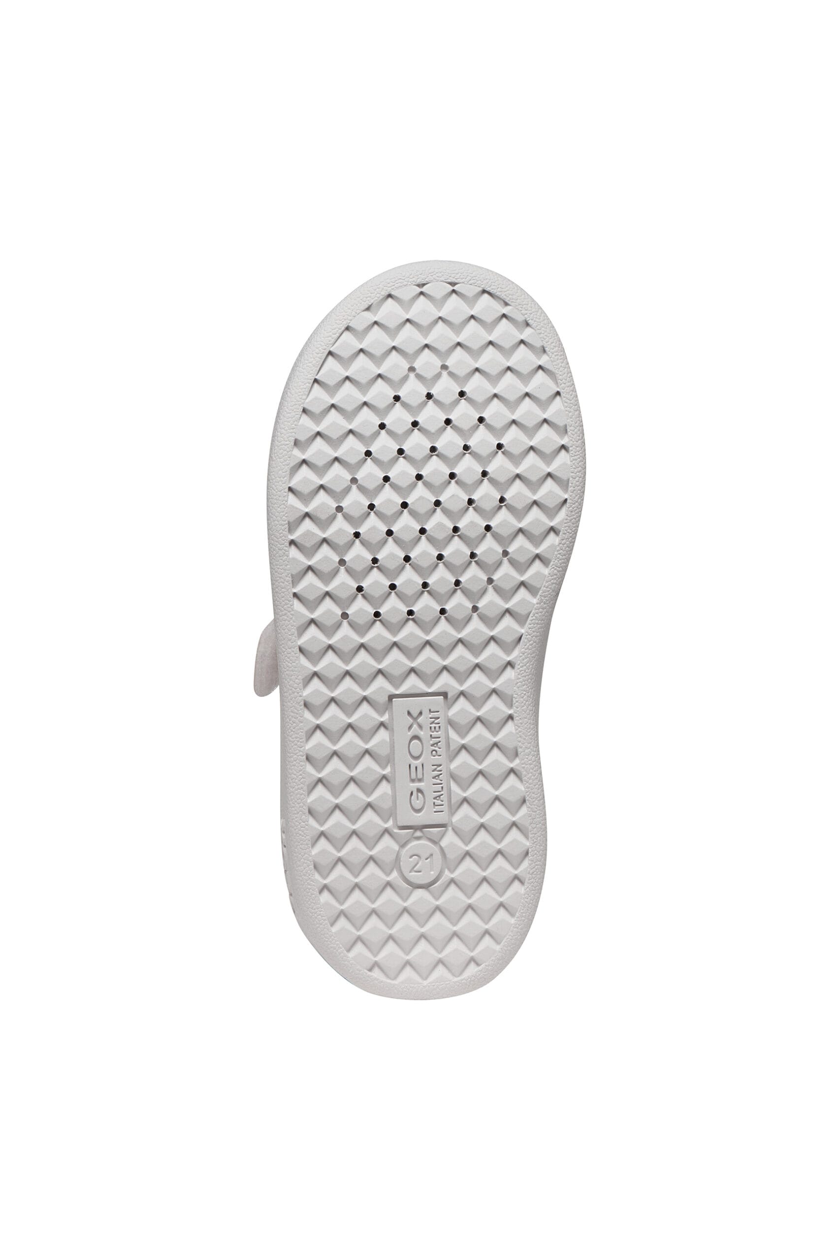 Geox Ανατομικό Sneaker Για Κορίτσι Λευκό Με Μπλέ Ιριδίζον - Image 9