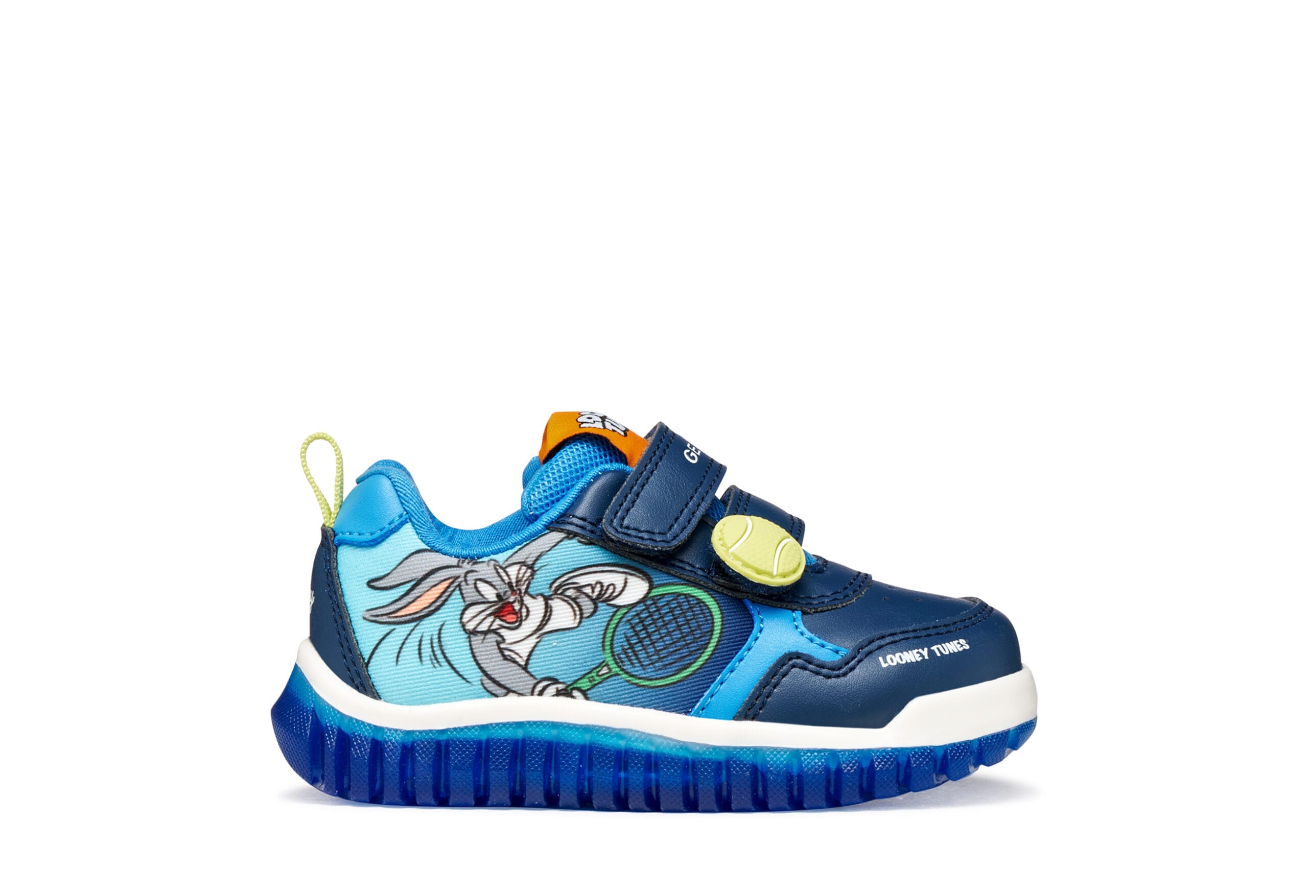 Geox Ανατομικό Αθλητικό Για Αγόρι Bugs Bunny Με Φωτάκια Μπλέ - Image 2