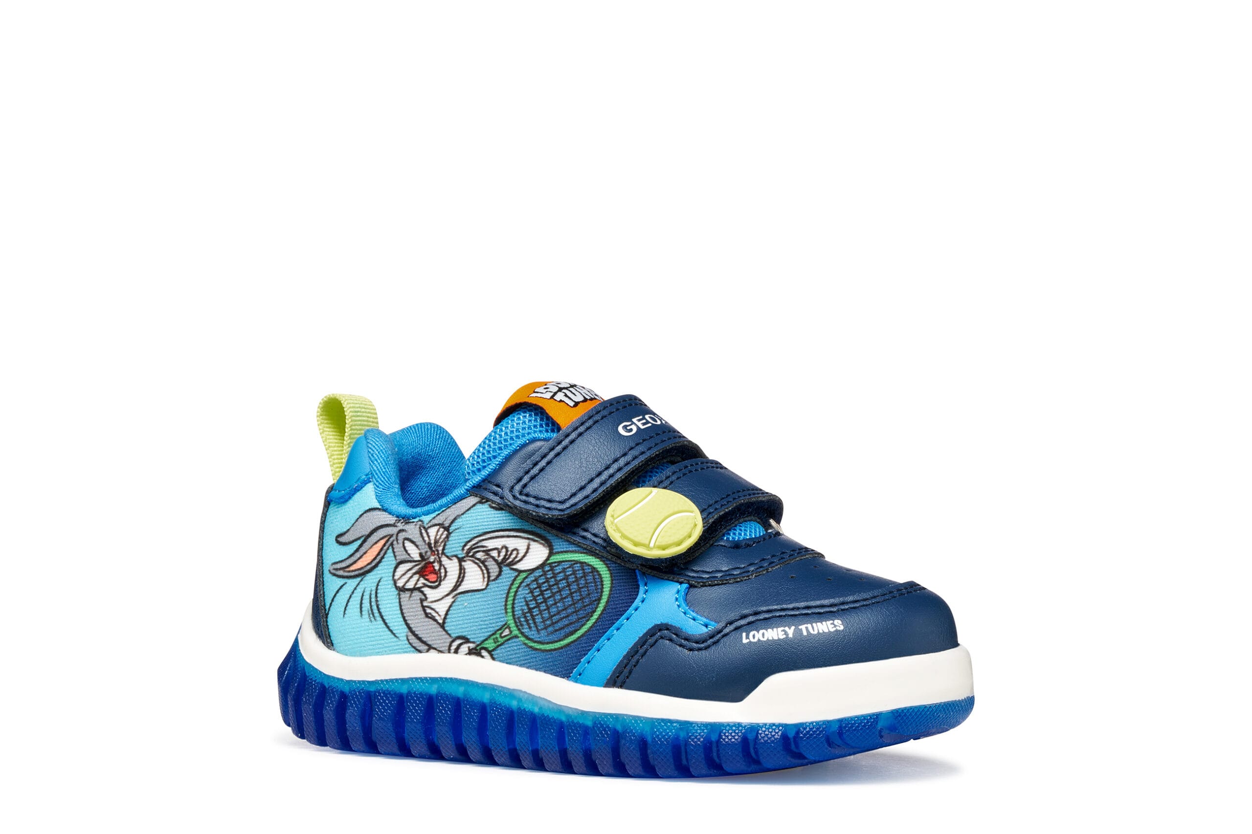 Geox Ανατομικό Αθλητικό Για Αγόρι Bugs Bunny Με Φωτάκια Μπλέ - Image 3