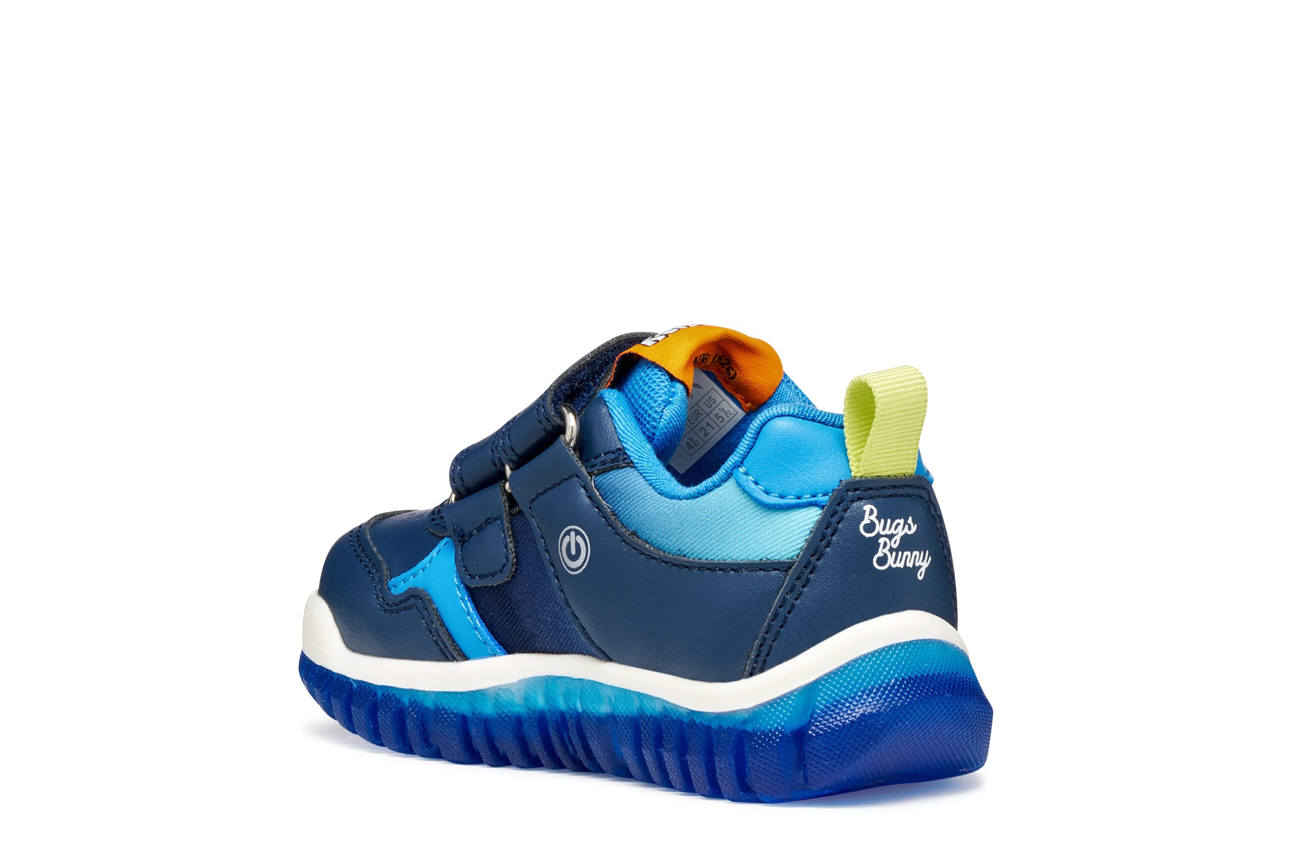 Geox Ανατομικό Αθλητικό Για Αγόρι Bugs Bunny Με Φωτάκια Μπλέ - Image 5