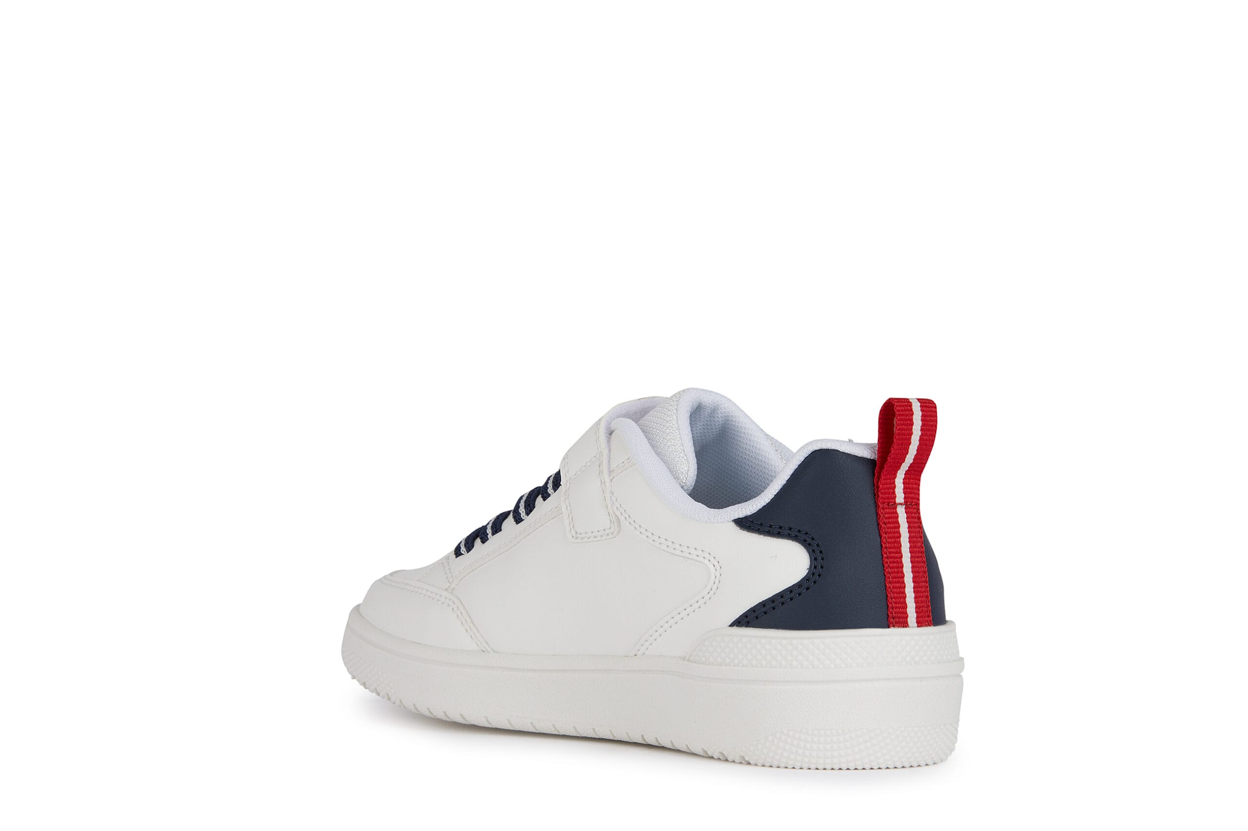 Geox Ανατομικό Sneaker Για Αγόρι Λευκό/Μπλέ Navy - Image 5