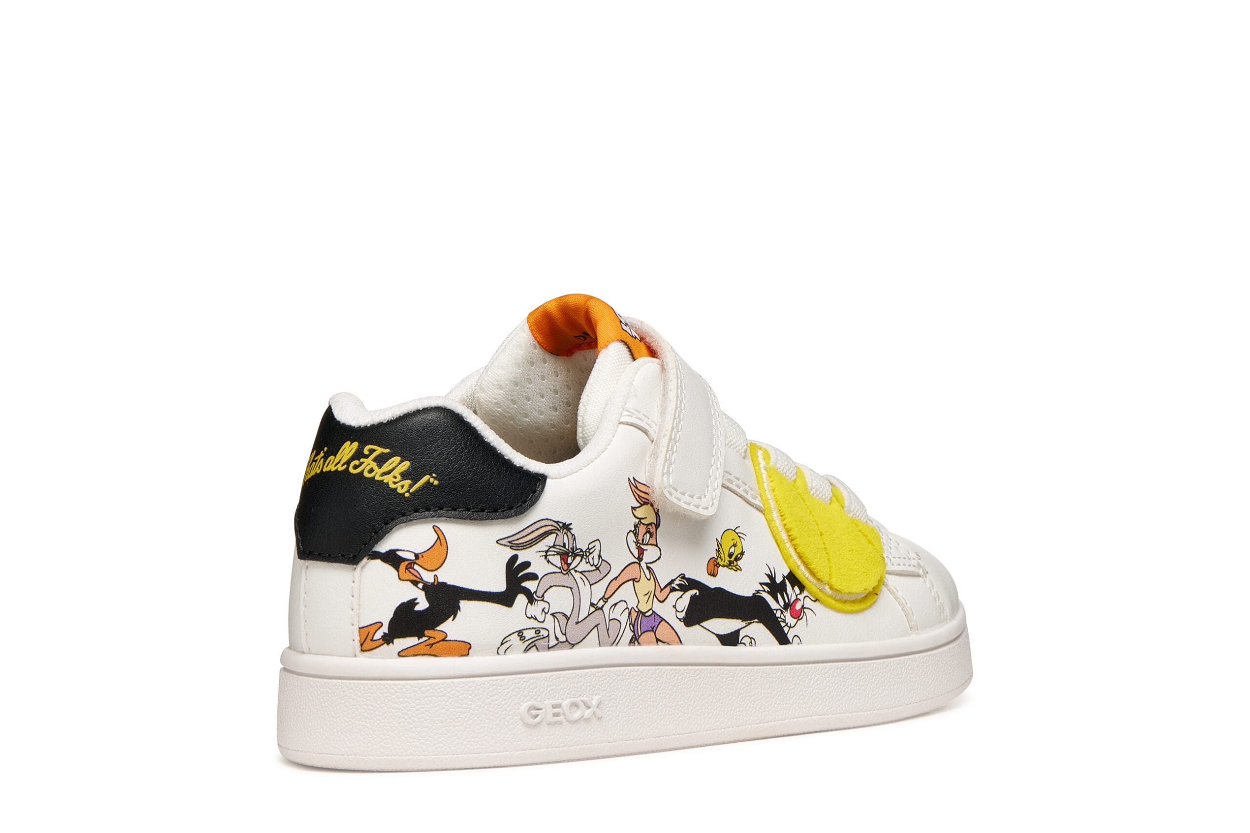 Geox Ανατομικό Sneaker Για Αγόρι Λευκό Looney Tunes - Image 3