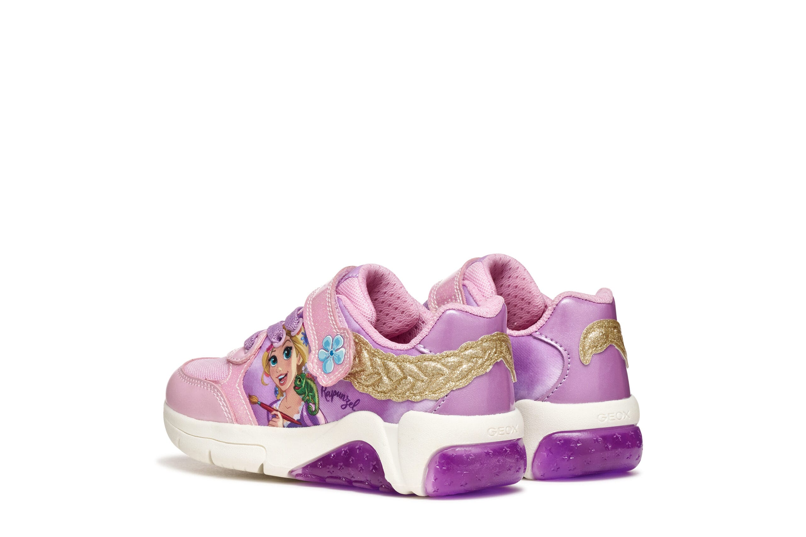 Geox Ανατομικό Αθλητικό Για Κορίτσι Ρόζ Ραπουνζέλ Με Φωτάκια - Image 8