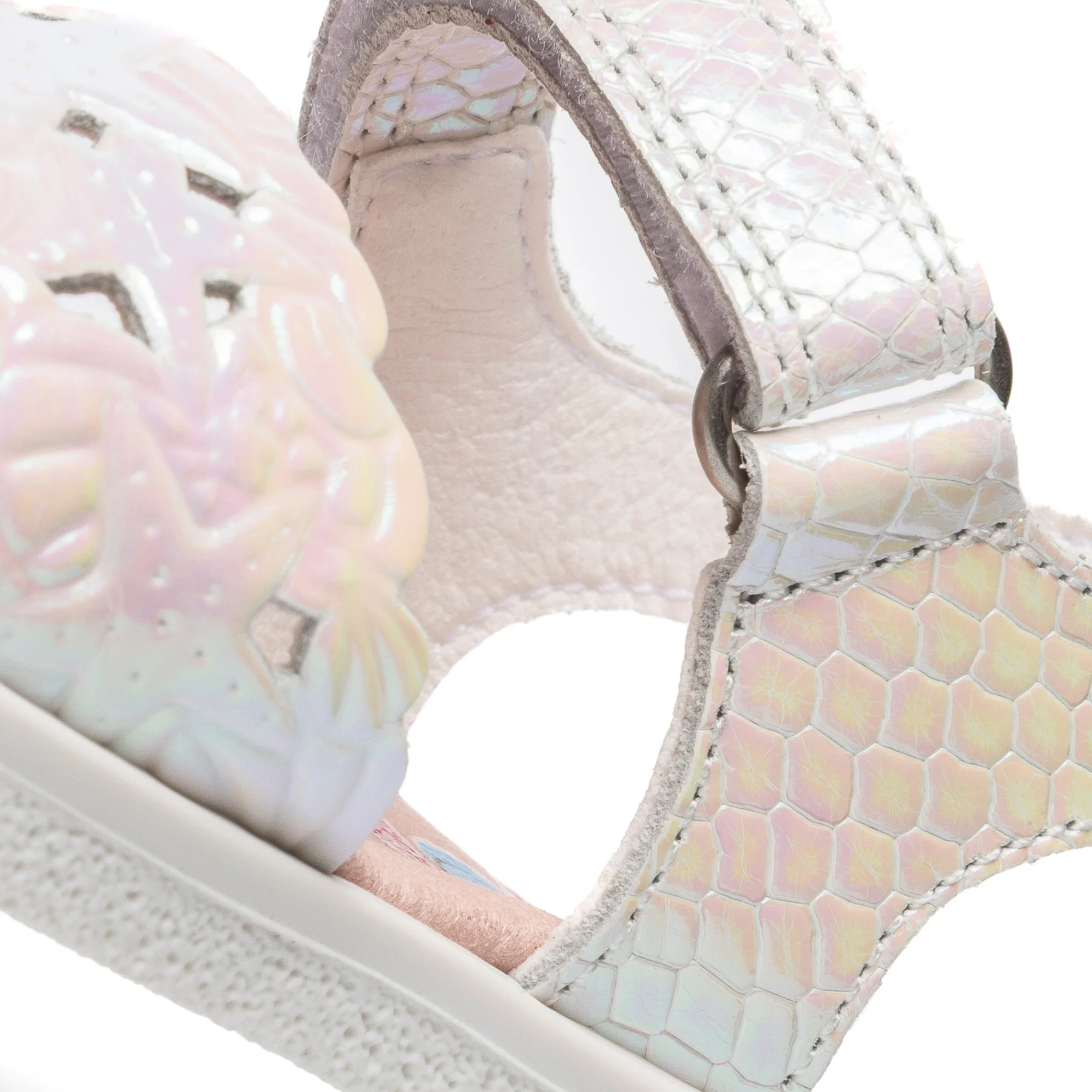 Pablosky Ανατομικό Πέδιλο Μπεμπέ Για Κορίτσι Λευκό Ιριδίζον - Image 7