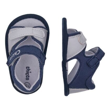 Chicco Βρεφικό Πέδιλο Αγκαλιάς Για Αγόρι Λευκό/Μπλέ