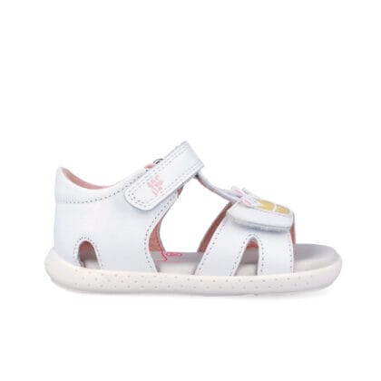 Garvalin Ανατομικό Μπεμπέ Πέδιλο Για Κορίτσι Λευκό Με Πριγκίπισσα