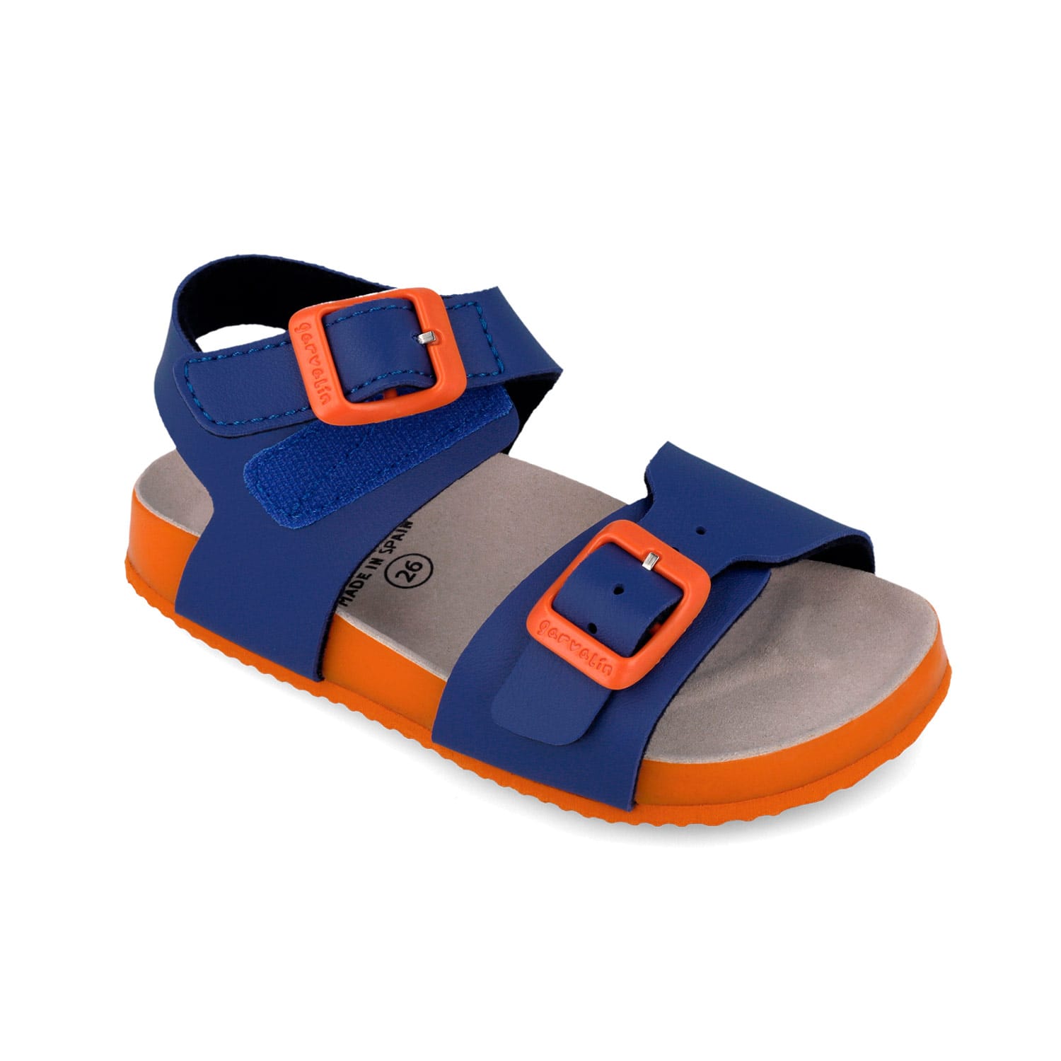 Garvalin Ανατομικό Πέδιλο Σκαφάκι Για Αγόρι Μπλέ/Πορτοκαλί - Image 2