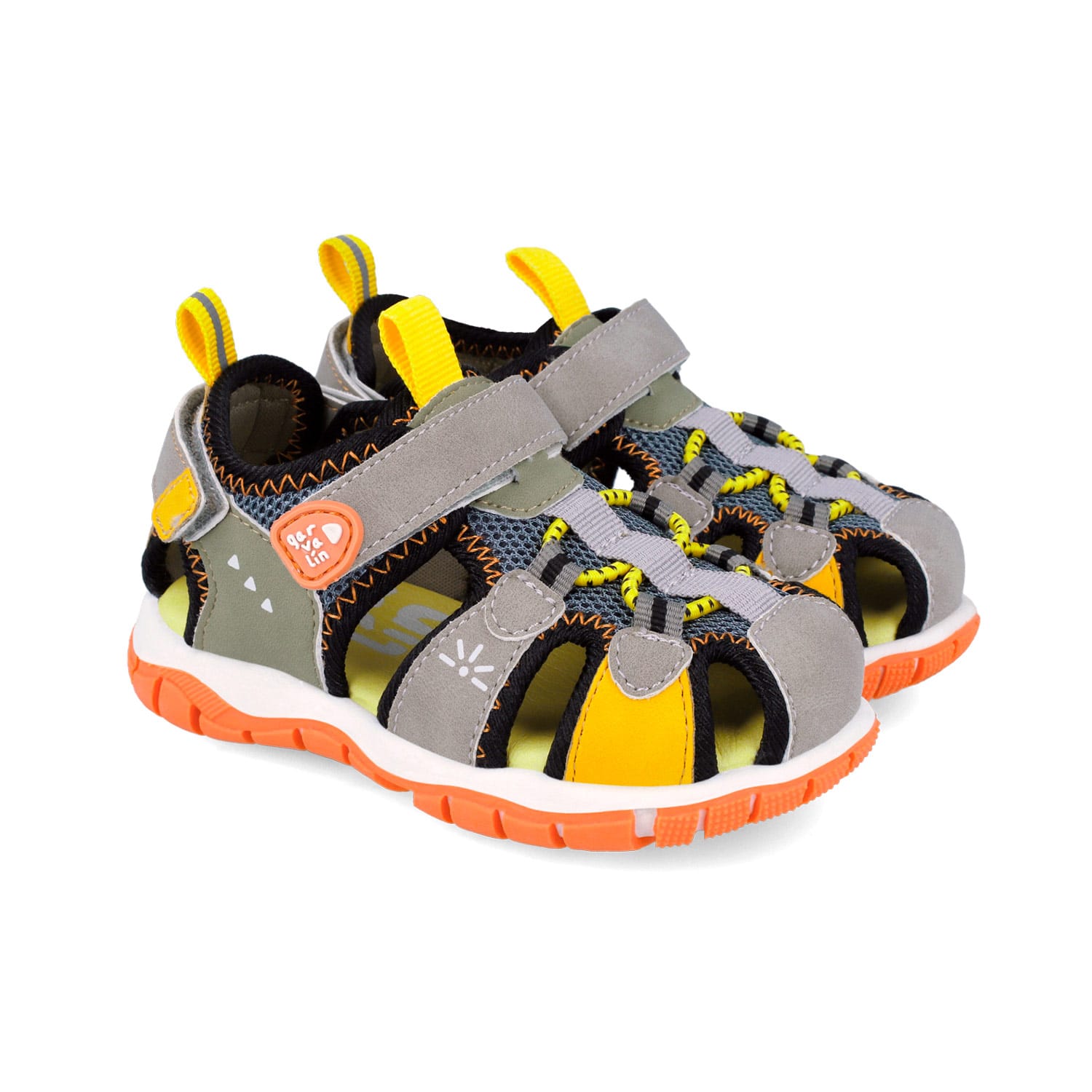 Garvalin Ανατομικό Παπουτσοπέδιλο Για Αγόρι Γκρί - Image 4