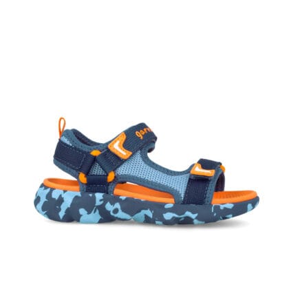 Garvalin Ανατομικό Αθλητικό Πέδιλο Για Αγόρι Μπλέ/Πορτοκαλί