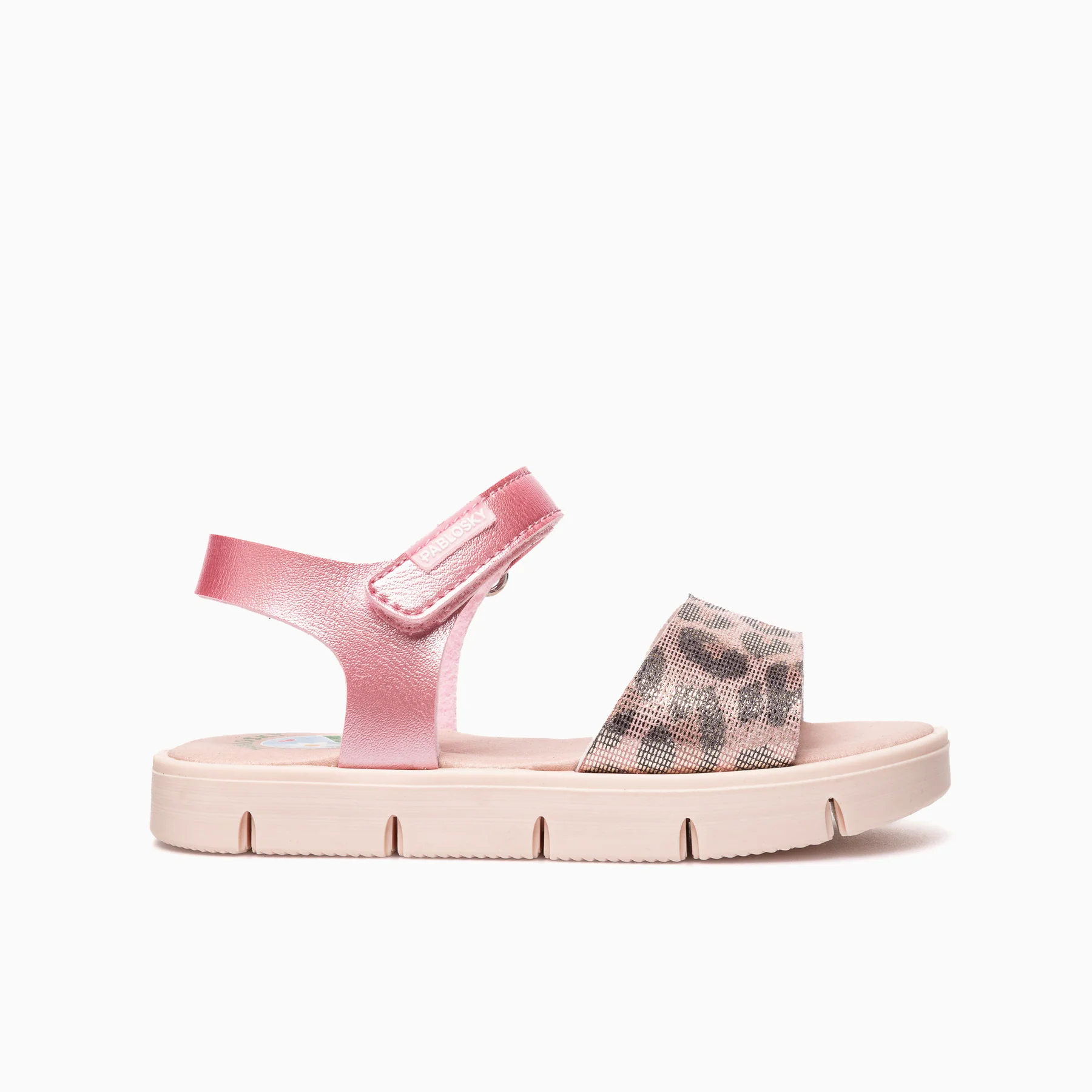 Pablosky Ανατομικό Πέδιλο Για Κορίτσι Ρόζ Leopard