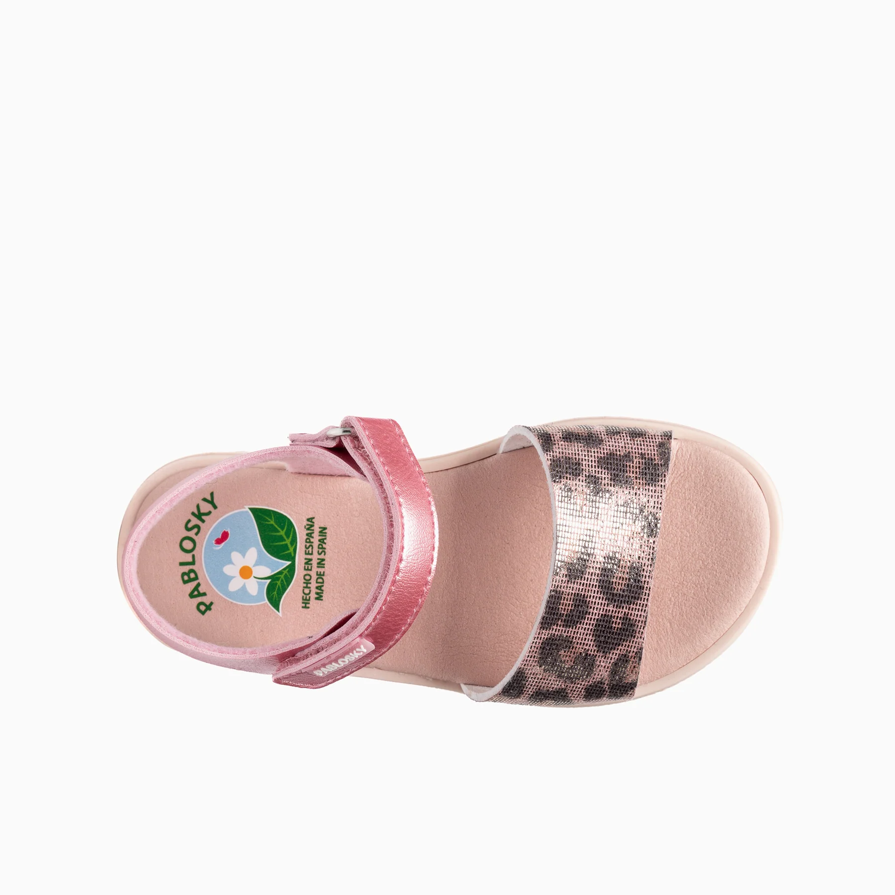 Pablosky Ανατομικό Πέδιλο Για Κορίτσι Ρόζ Leopard - Image 4