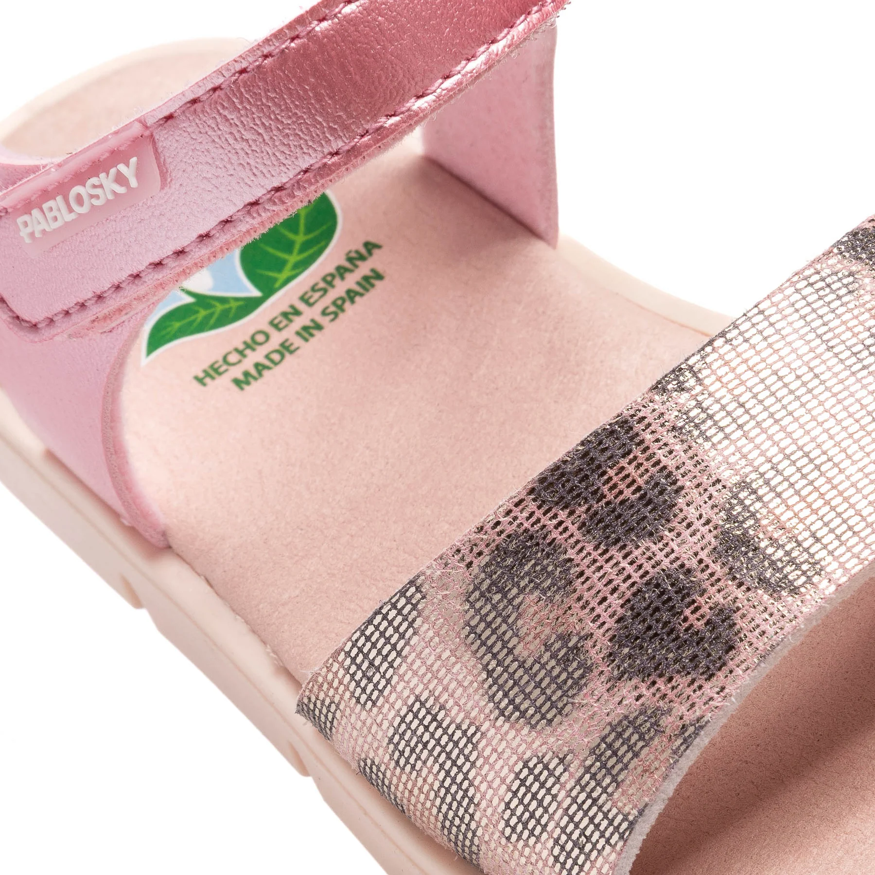 Pablosky Ανατομικό Πέδιλο Για Κορίτσι Ρόζ Leopard - Image 7