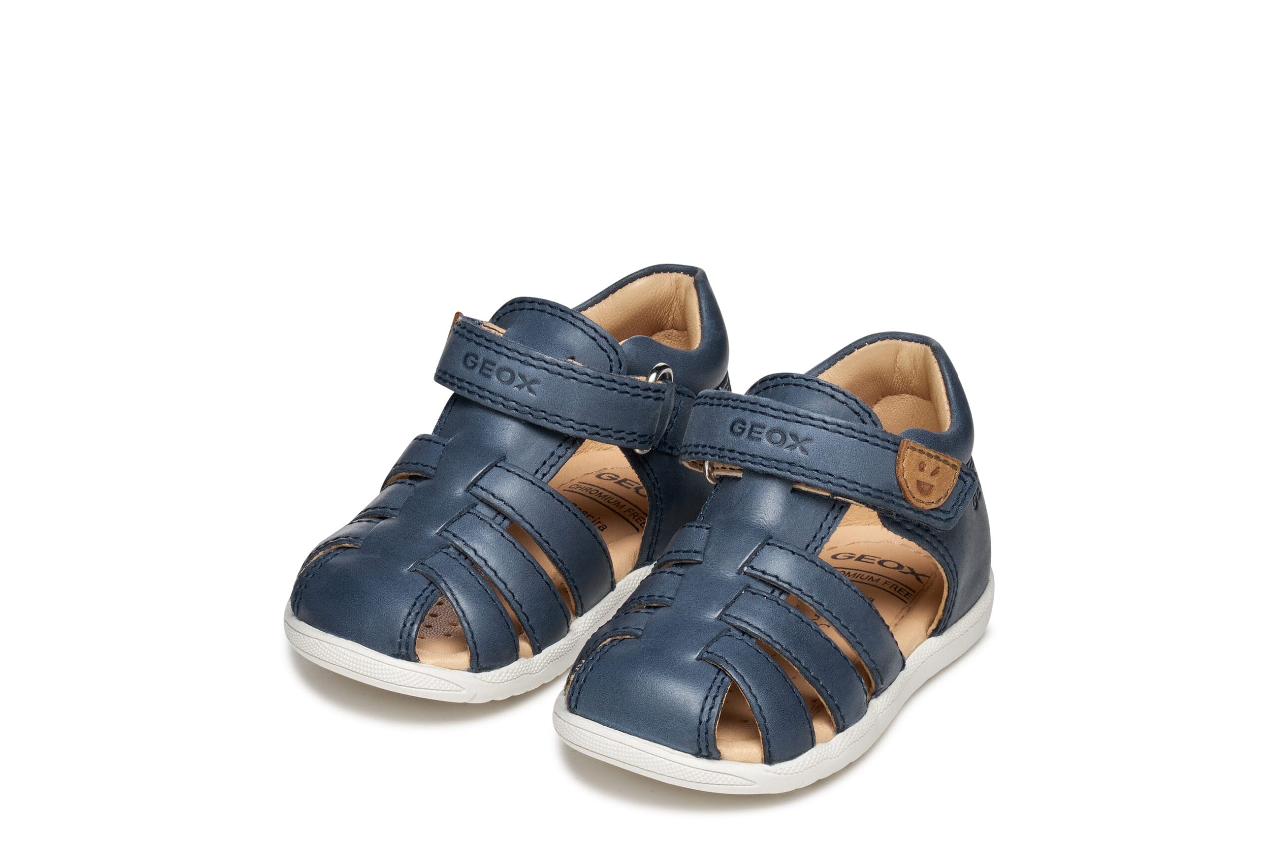Geox Δερμάτινο Ανατομικό Παπουτσοπέδιλο Για Αγόρι Μπλέ - Image 6